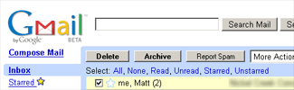 gmail delete