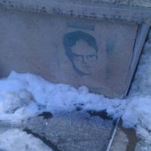 Dwight Graffiti