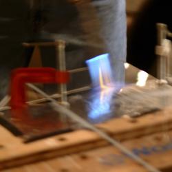 Heating the plexiglas to ben into the case