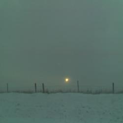 Snow sun
