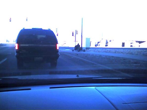 Gocart on the highway