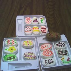 Peep eggs (and potato)