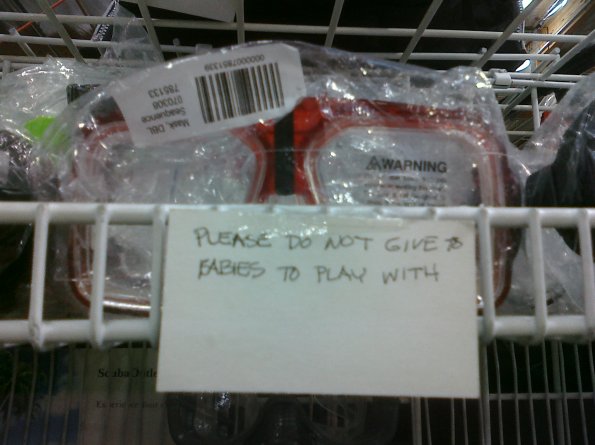 Please do not give to babies