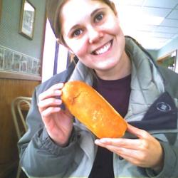 First Runza Sandwich for Jess