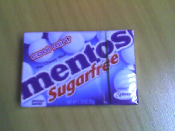 Sugar Free Mint Mentos