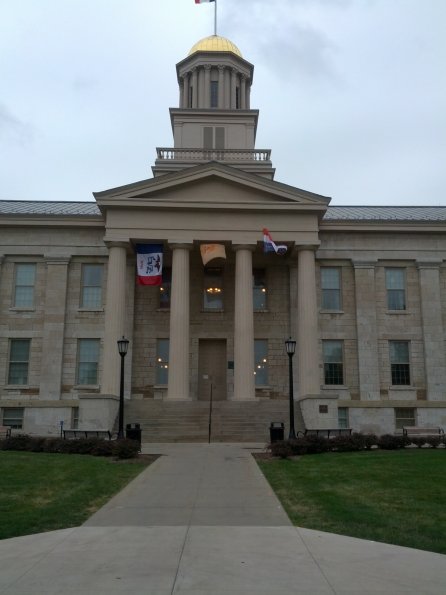 Flags on Old Capitol