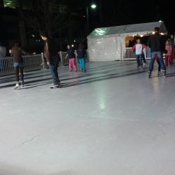 Impromptu Ice Rink in Downtown Iowa City