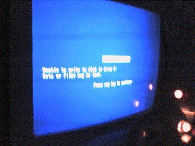 Video game BSOD
