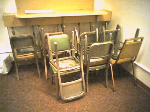 The place where old chairs go to die.