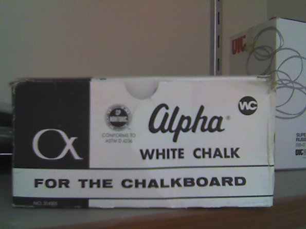 For the chalkboard ONLY