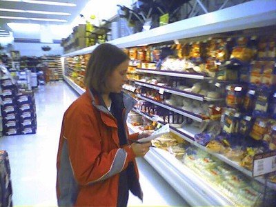 buying groceries