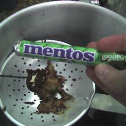 Deep fried mentos