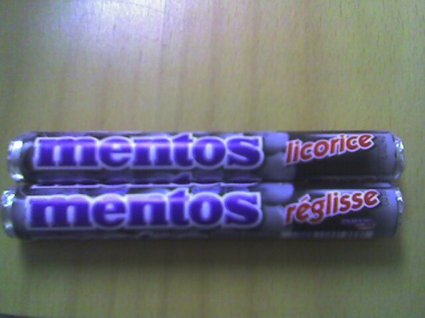Licorice Mentos