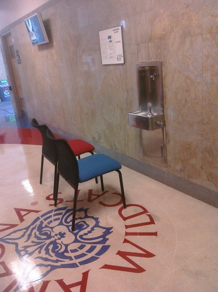 For Easy Water Fountain Viewing