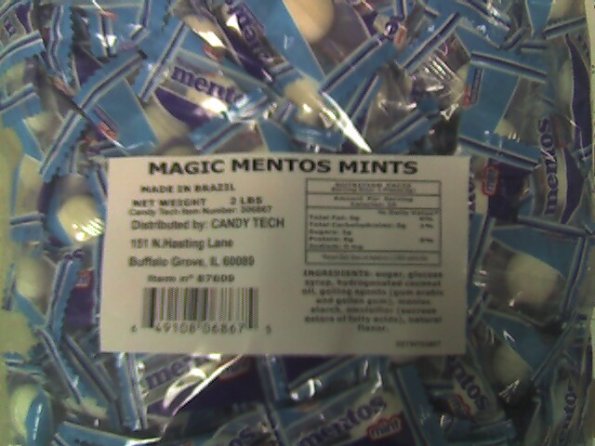 Didn't know  I was buying MAGIC Mentos