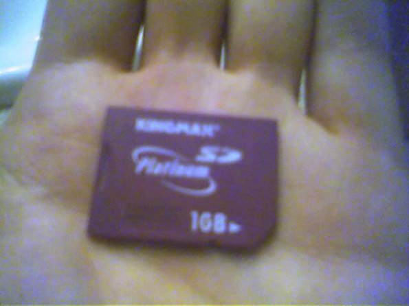 My new BIG SD card