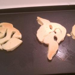 Yah, that's right, Star Wars themed pancakes for brinner
