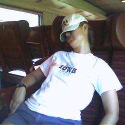 The ride back from the game on the Hawkeye Express