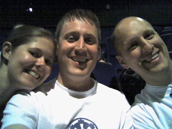 Waiting for the show to start