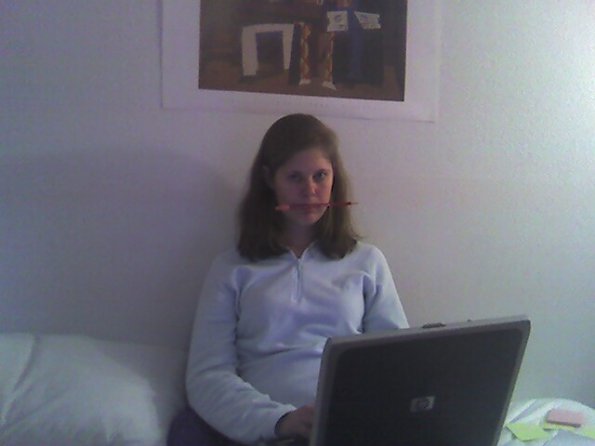 Working hard
