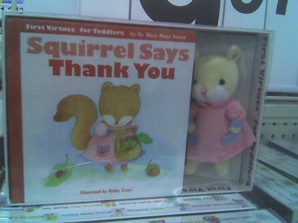 Squirrel says thank you