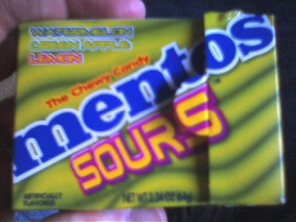 Found new mentos sours at the Chicago Airport