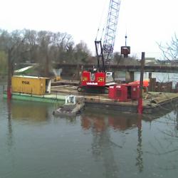 Iowa River construction